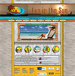 Fun In The Sun Beach Rentals Custom Website designed by RGC Media