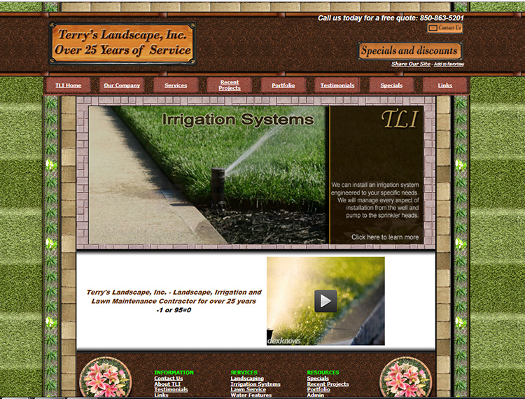 Custom designed website created by RGC Media, Inc.